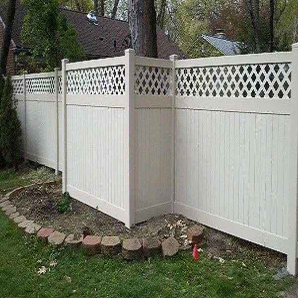 10Lattice Top Privacy Vinyl Fencing 10Lattice Top Privacy Vinyl Fencing