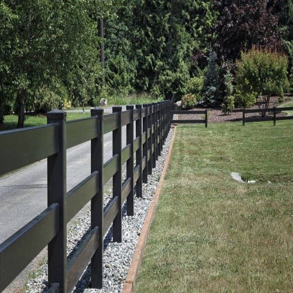 3 Rail Horse Pasture Fence